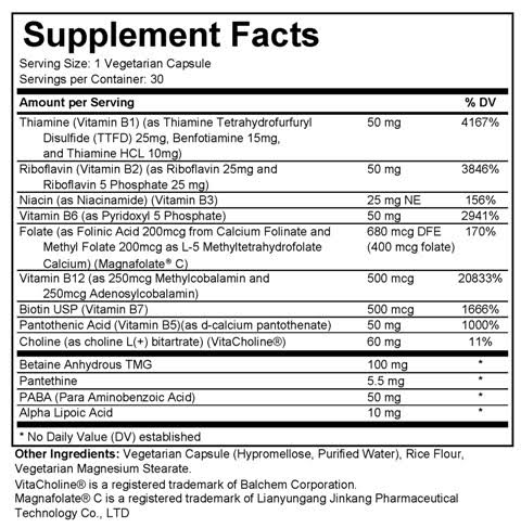 COMPLETE B'S HOMOCYSTEINE METHYL COMPLEX
