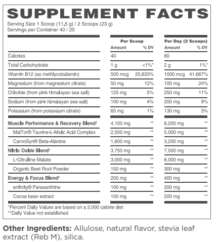 FUNCTIONAL FIRE PRE-WORKOUT